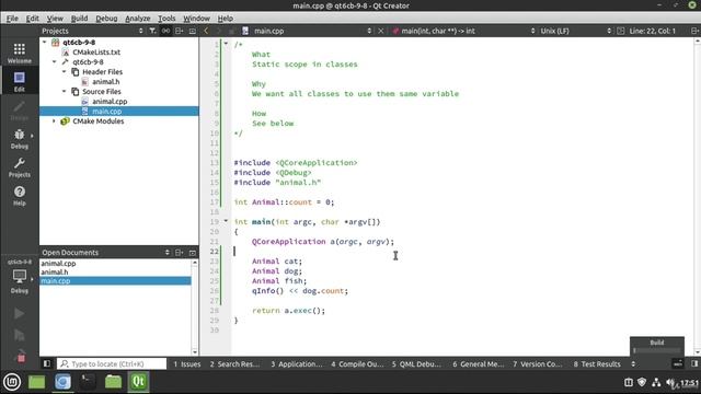 9. Static scope in classes смотреть онлайн