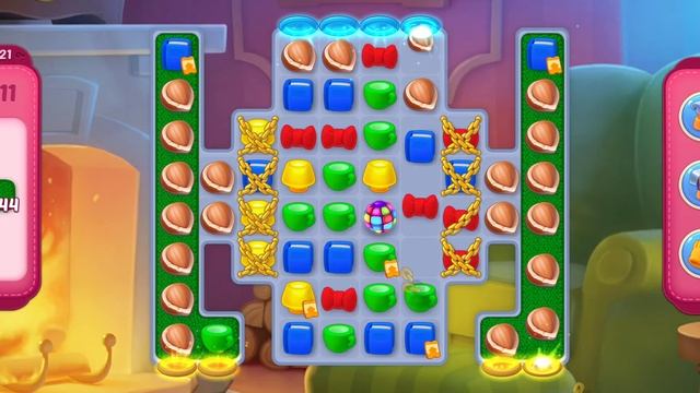 Homescapes 1021 уровень