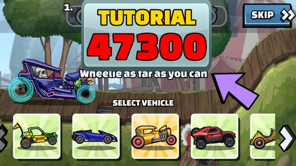 🎮 47300 Tutorial 🎮 (Just Wing It) - Hill Climb Racing 2