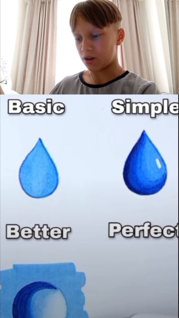 как нарисовать каплю! смотреть онлайн