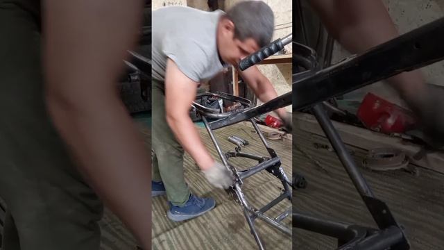 Работа маятника, на будущем трицикле. #automobile #diy #offroad #к?