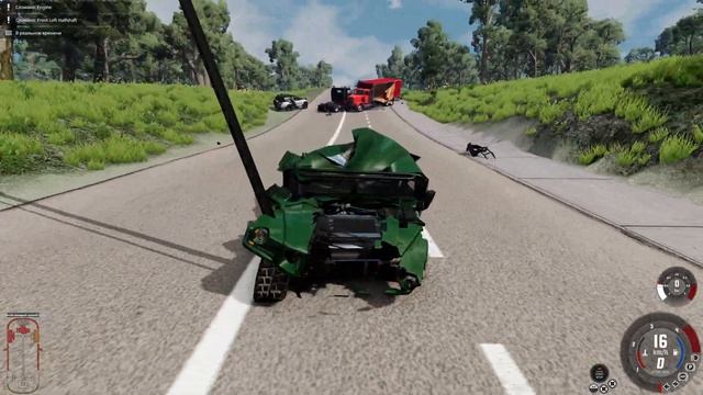 ХАСАНЮ НА ВЫСОКОЙ СКОРОСТИ! СМЕРТЕЛЬНЫЕ СПУСКИ! BeamNG.driv смотреть онлайн