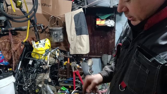 Реанимация курьерского электровелосипеда  Колхозник