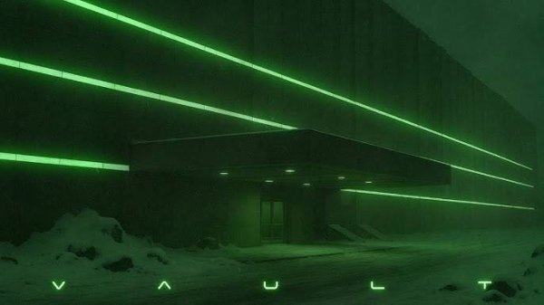 VAULT - Blade Runner Ambience - Dreamy Cyberpunk Ambient Music for Deep Focus & Sleep [Snowy]