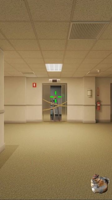 Световая граната для противника на складе. Офис.