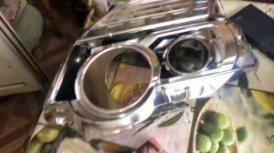 Nissan X-Trail замена стекла фары.