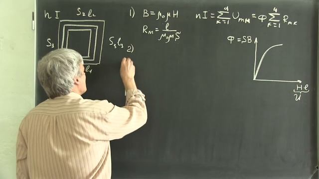 Лекция 154. Расчет прямоугольного магнитопровода смотреть онлайн