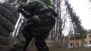 #26 Пейнтбол " Тренировка ЛКП  !!! " #CESIUM ( Best Paintball GoPro) 2017 Rus PB