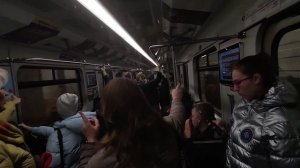 Сокольническая линия метро. 81-717/714.5М "Номерной" №2712. По