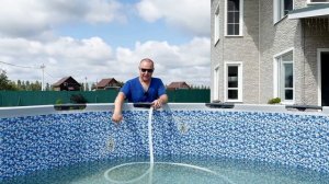 Слив воды из бассейна фильтр-насосом  Bestway 58499 и швабро?