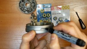 КАК ПРАВИЛЬНО ПОСТАВИТЬ РОЛИКИ В ВАРИАТОР СКУТЕРА