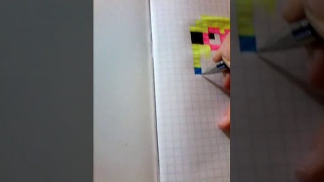 Как нарисовать меньёна по клеточкам смотреть онлайн