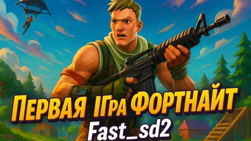 1 день играю в Fortine. Играем в двоём с моим лучшим другом. смотреть онлайн