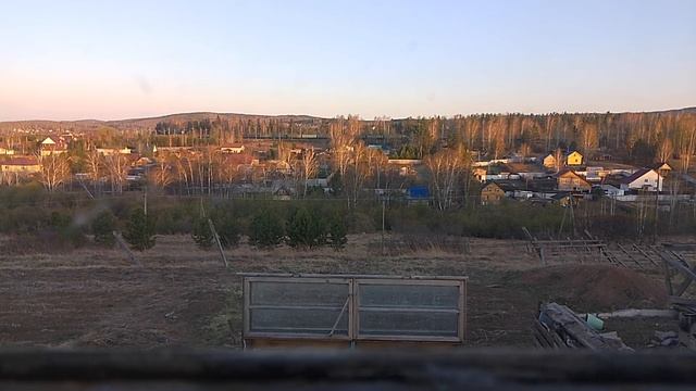 ускоренный закат.