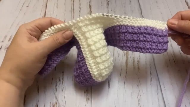 ОЧЕНЬ ТЕПЛЫЕ И УДОБНЫЕ !!! Тапочки-следки на двух спицах без швов // patik modelleri смотреть онлайн