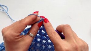 Летняя косынка крючком