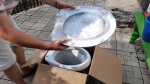 Распаковка — Дачный унитаз Оскольская керамика Дачны