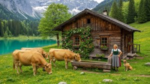 Загородная жизнь Швейцарии, захватывающие дух пейзажи Швейцарских Альп | #шариклайф