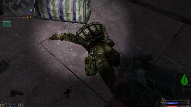 Пытаюсь украсть документы у военных в STALKER 1 часть