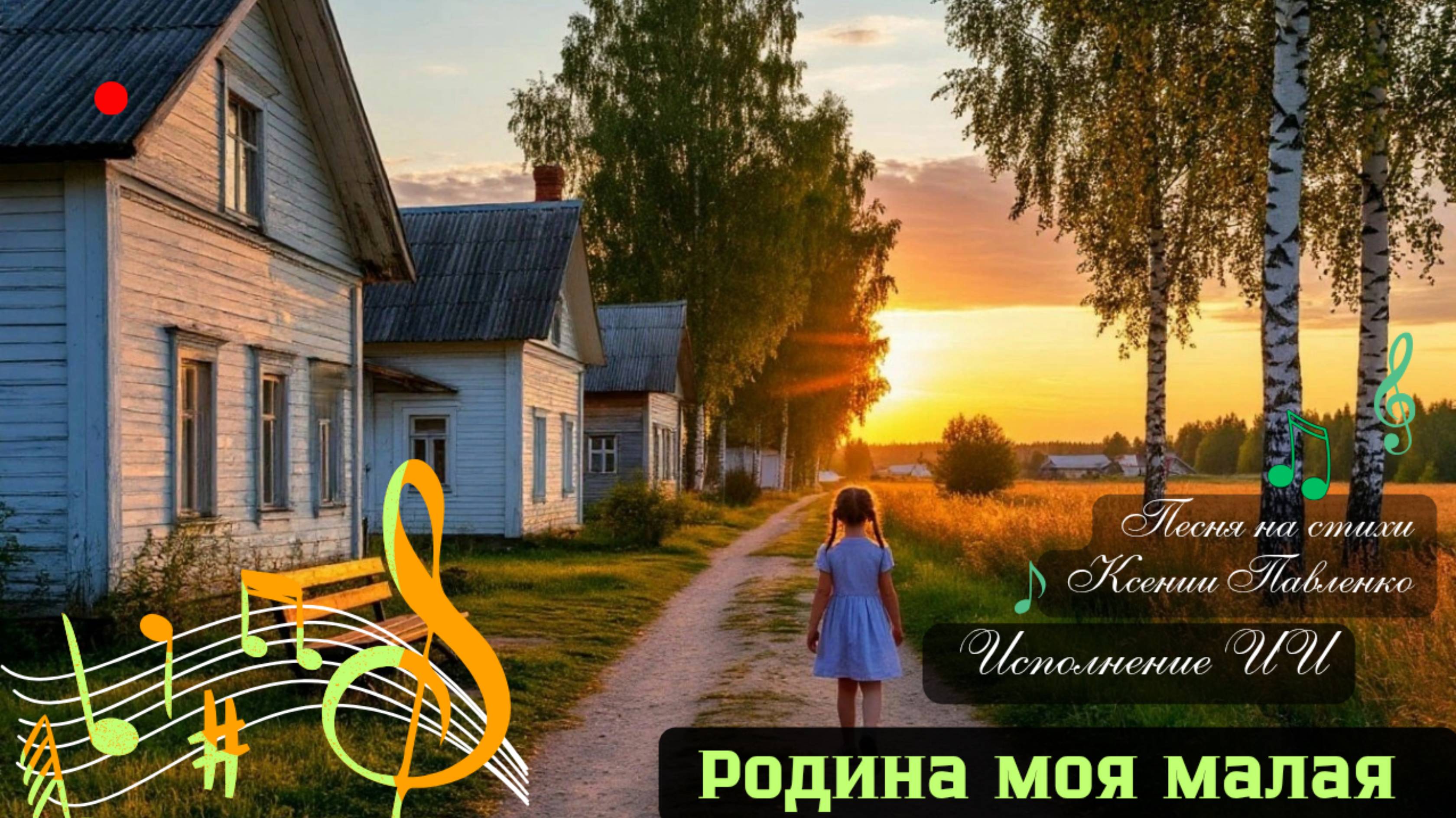 "Родина моя малая " песня на стихи Ксении Павленко смотреть онлайн