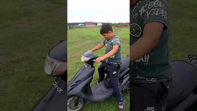 Хонда Дио первый запуск !