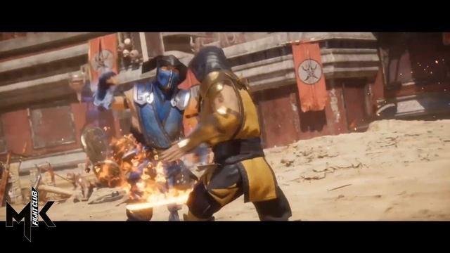 Mortal Kombat Onslaught вступительный кинематографичный ролик