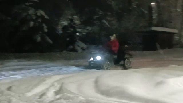 Зимний дрифт на квадрике смотреть онлайн