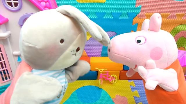 Приколы с свинкой Пеппой: Свинка Пеппа и понтовый Заяц часть 1. Сильный заяц [Малышата] смотреть онлайн