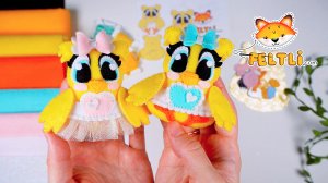 Мастер-класс ПАСХАЛЬНЫЙ ЦЫПЛЁНОК из фетра своими руками / Поделки на Пасху из фетра своими руками