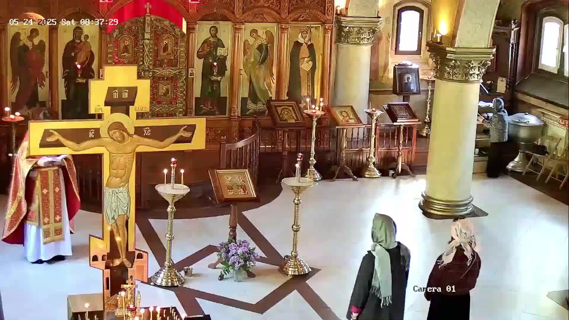 Божественная литургия, заупокойная лития. 24.05.2025 в 9-00. смотреть онлайн