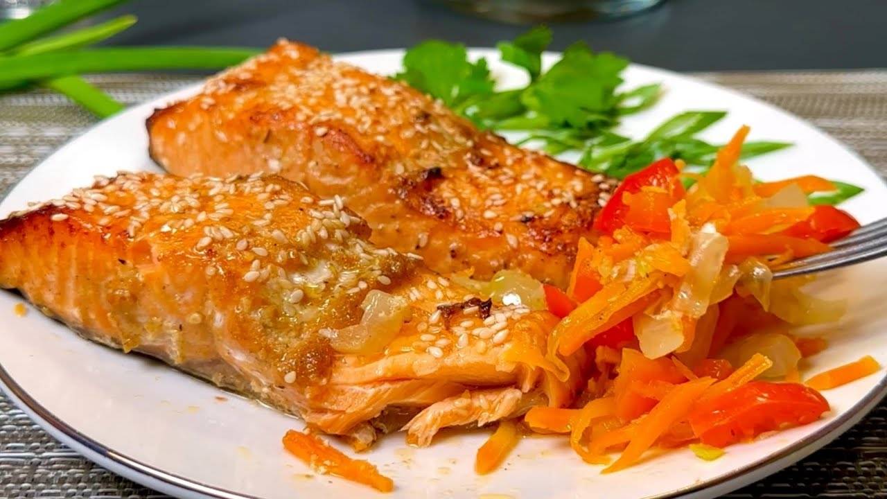 Нежнейшая и Вкусная Красная Рыба в духовке! Как очень Вкусно и Просто приготовить рыбу в духовке. смотреть онлайн