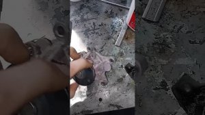 HYUNDAI ELANTRA ПОМПА ТЕРМОСТАТ ДЕМОНТАЖ ЗАМЕНА