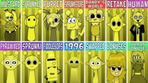 ВСЕ Incredibox Персонажи Из MUSTARD ｜ Все Новые Версии