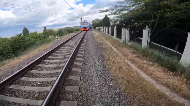 Электровелосипед против электропоезда. Кто быстрее??