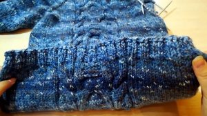 ❆Свитер для девочки 10 лет регланом сверху с ростком 2ч. Низ изделия❆