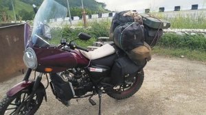 мопед Стингрей пробег 14000 км. Оз.Байкал