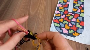 Вязаные тапочки "Витражи"🧶Краткий МК.