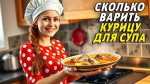 Сколько варить курицу для супа