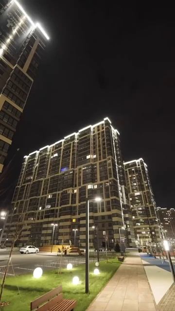 Вечерняя подсветка 😍 #юг #квартира #недвижимость #мир? смотреть онлайн