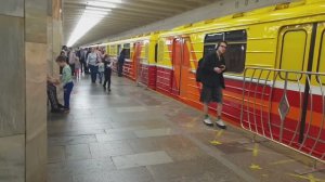 Выставка Синергии 2 и мотовозов на станции Полежаевская. 18 мая 2025