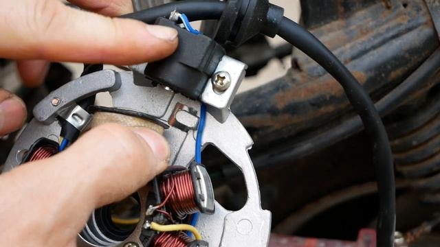 ПОДКЛЮЧЕНИЕ КОММУТАТОРА YAMAHA JOG