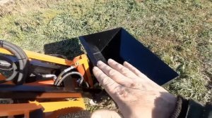 ОБЗОР на самодельный мини погрузчик.