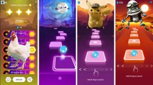 Куриная песня против Говорящего Тома против Пикачу против Сумасшедшей лягушки - плитки хоп ЭДМ Раш