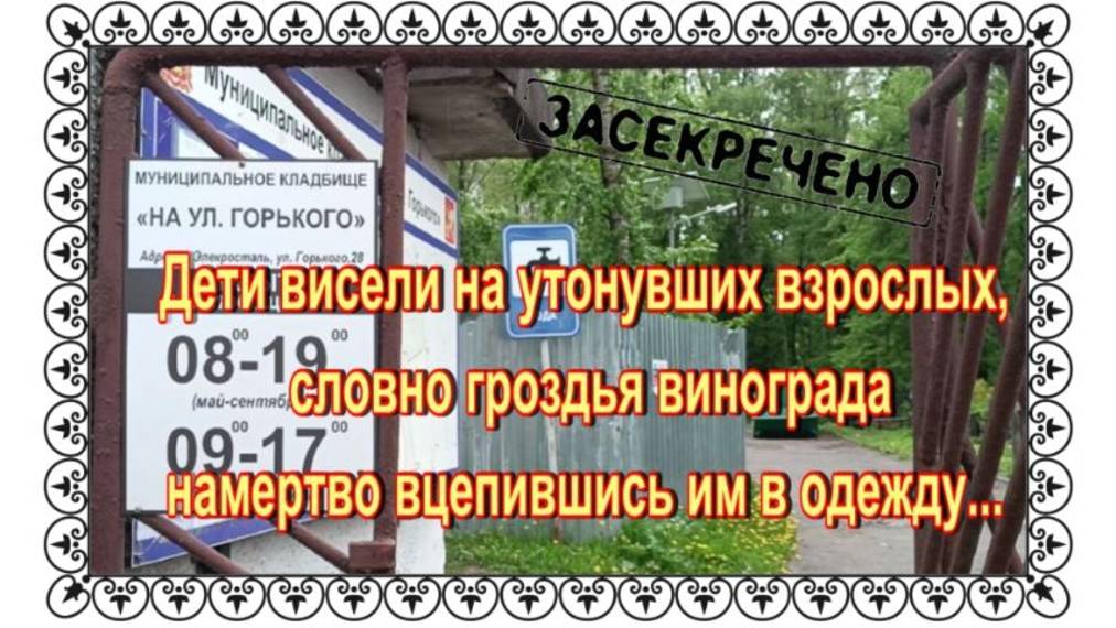 Вой матерей слышала вся округа. Горьковское кладбище. Электросталь. смотреть онлайн