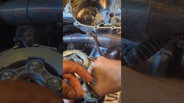 замена сцепления на 174 моторе. мотоцикл гюрза300