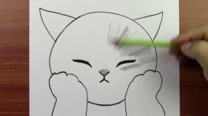 Как нарисовать Лёгкий рисунок кошки: как поэтапно нарисовать милую кошку