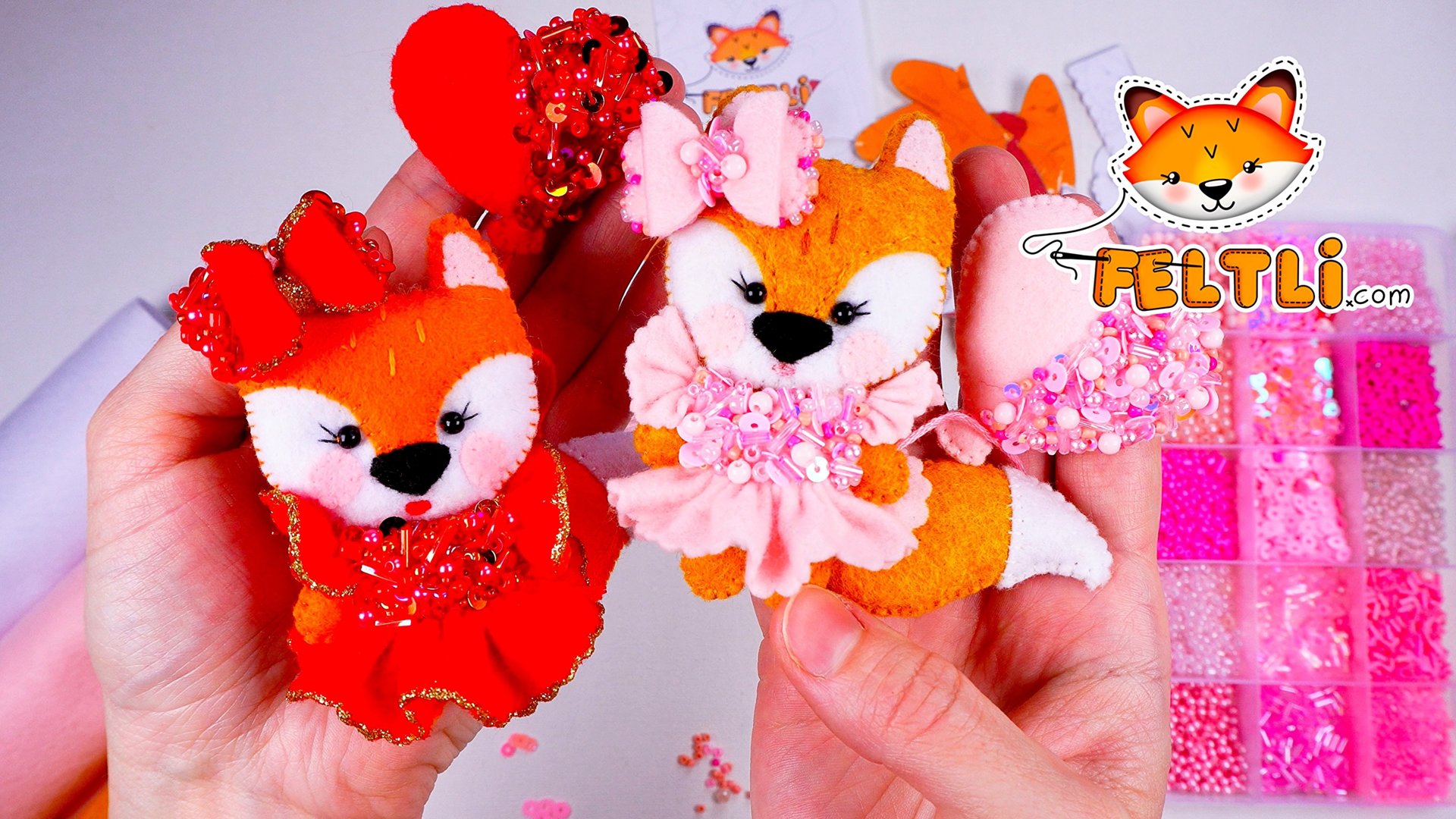 Мастер-класс Лисичка из фетра своими руками / Брошка из фетра своими руками / Подарок на 8 марта смотреть онлайн