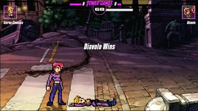 Дьяволо против Джорно | МУГЕН ДЖОДЖО JUS | Висаж