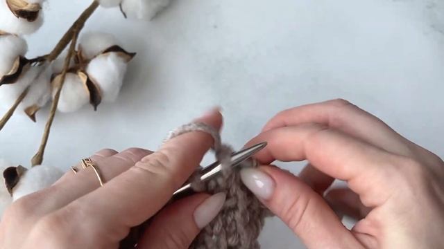 Вафельный узор спицами / Узоры спицами / Узор для шапки / Узор для свитера / Вязание спицами смотреть онлайн