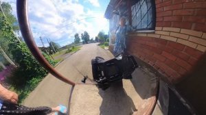 Реакция Бабушек в деревне на Моноколесо. #моноколесо #?